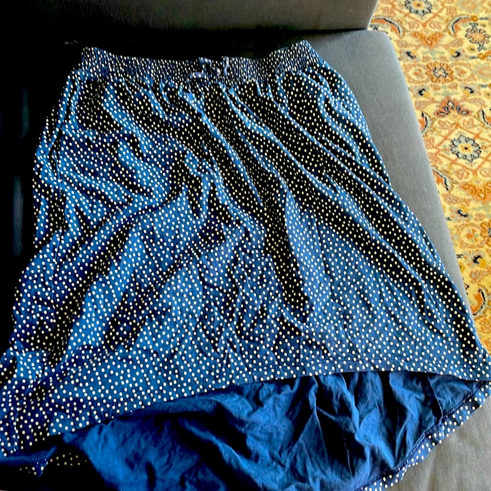 Tea blue polka dot skirt size 16